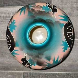 Hozoni Handmade Bear Vase Native American Indian Pottery